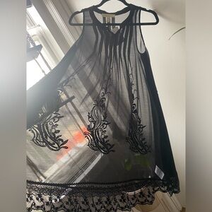 NWT black sheer dress from Urban Outfitters